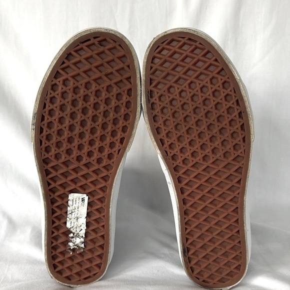 Vans Sk8-Hi Sneakers Gray White High Top Suede Skateboard Skater Shoes Women 6.5 - Picture 12 of 12